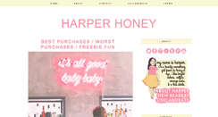 Desktop Screenshot of harperhoney.com